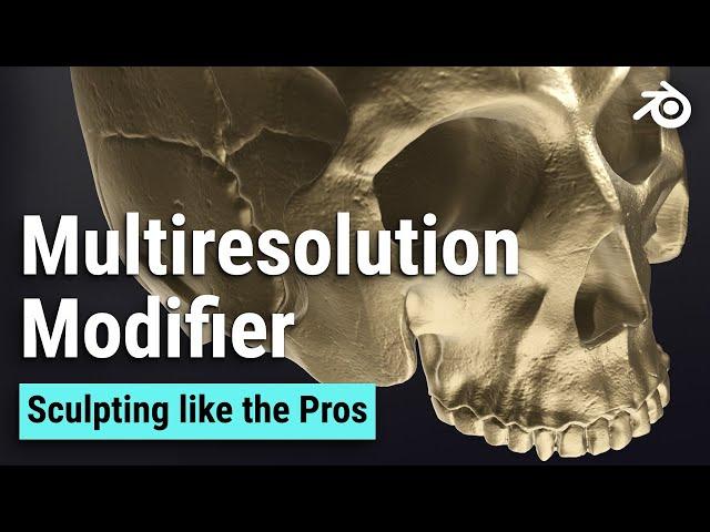 Multiresolution Modifier - Blender Tutorial for Beginners - Basics