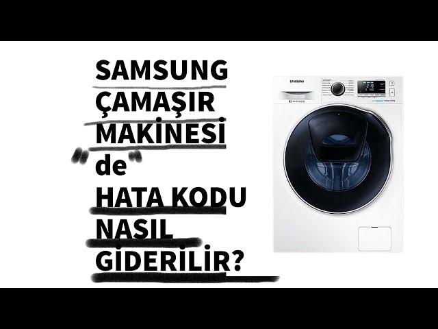 How to Fix Samsung Washing Machine dE Error Code? Which Parts Should Be Replaced? #samsung