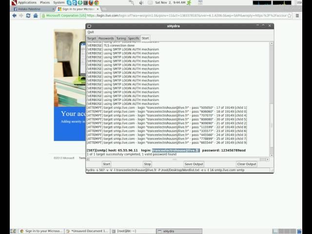 How To BruteForce Hotmail With Hydra