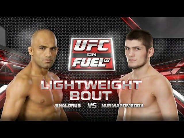 Хабиб Нурмагомедов против Камала Шалоруса первый бой в UFC   20 явнаря 2012