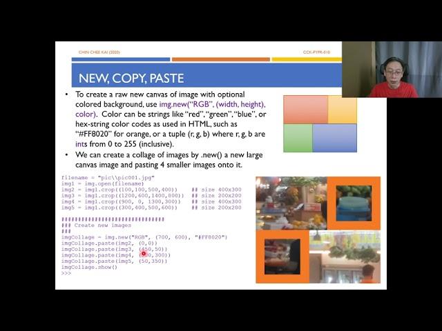 Python Programming - Images T03 - New, Copy, Paste, Pixels