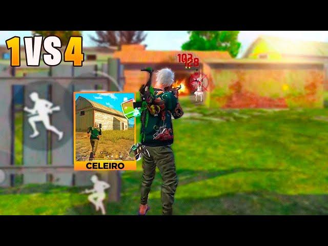 SÓ PODE LOTEAR CELEIRO NESSE DESAFIO SOLO VS SQUAD!! FREE FIRE MOBILE