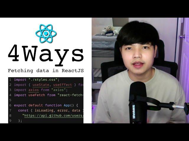 4 Ways to Fetching Data in ReactJS ‍