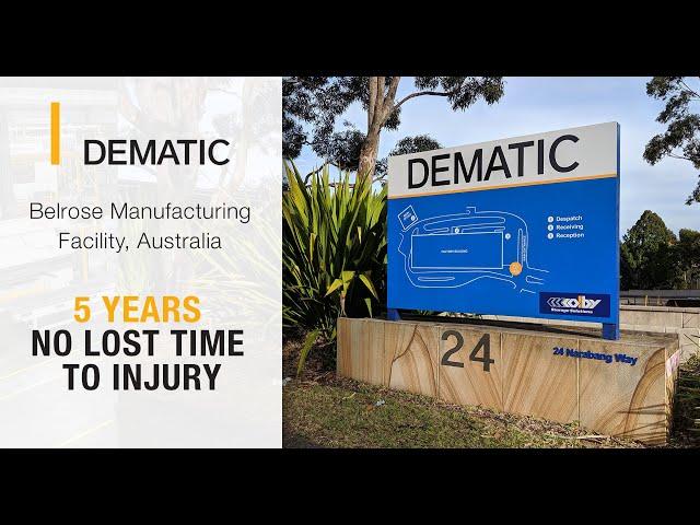 Dematic Hits 5 Years No Lost Time to Injury