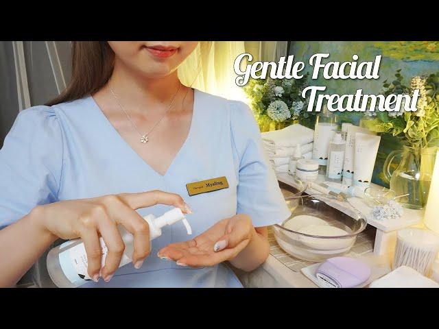 ASMR Very Gentle Facial Treatment for Sensitive Skin