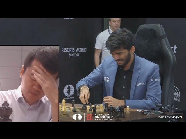 Emotional and shocking ending to World Chess Championship 2024