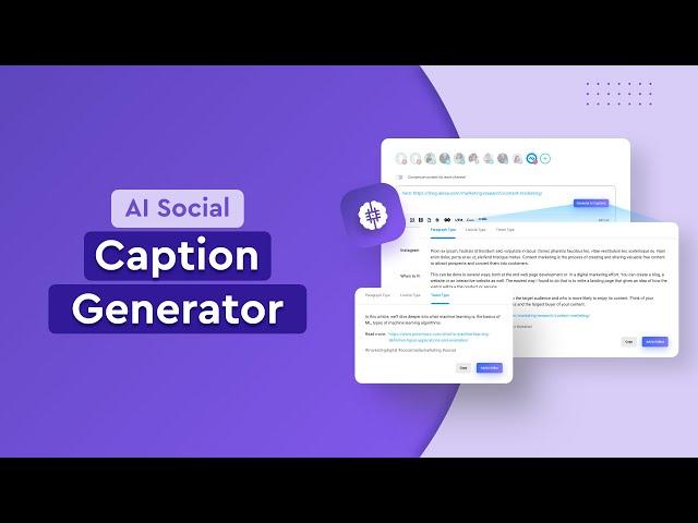 AI Social Media Caption Generator: Instantly Create Post Captions!