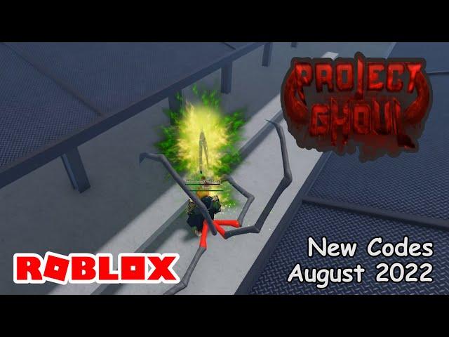 Roblox Project Ghoul New Codes August 2022