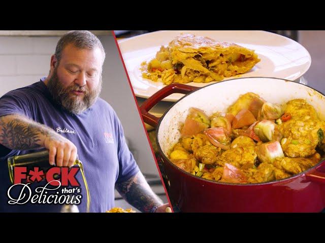 CURRY CHICKEN POT PIE MADNESS w/ @MeyhemLauren  | FTD10