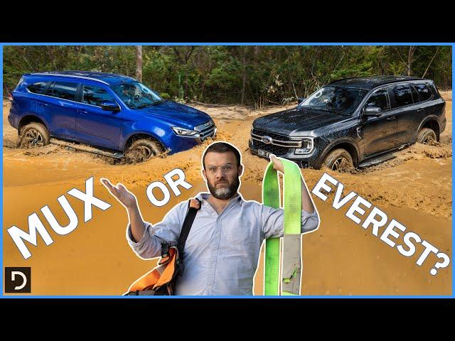 Should I Buy An Isuzu MU-X or Ford Everest? | Tested Around Town And In The Bush | Drive.com.au