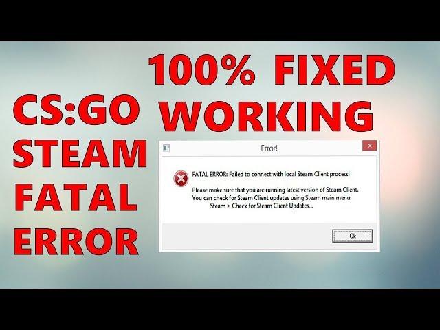 Что делать/если в CS-GO Ошибка Fatal error?