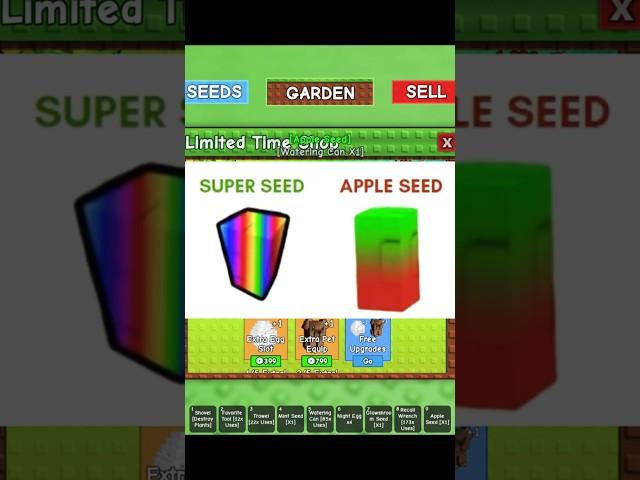 Grow a Garden | Super Seed In Forever Pack Do Not Make The Same Mistake | Blood Moon | New Update