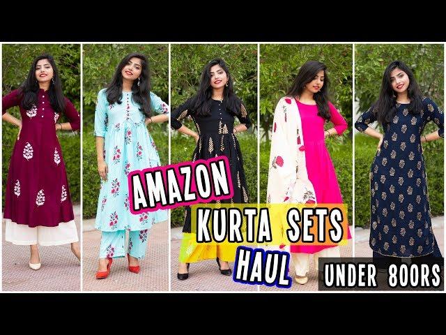 Amazon Kurti Set Haul Under 800 RS