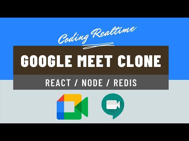 Google Meet Clone - Part 1: HTML/CSS