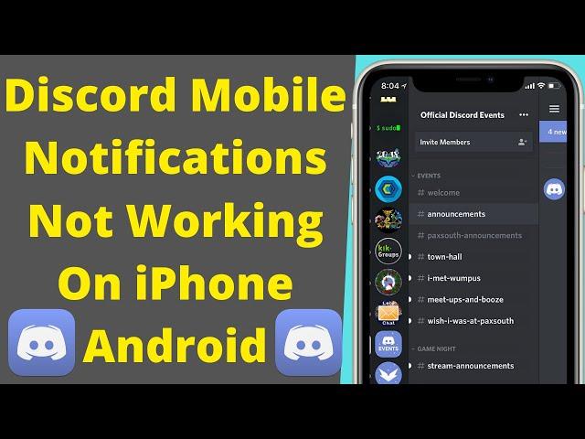 How To Fix Discord Mobile Notifications Not Working On iPhone Or Android