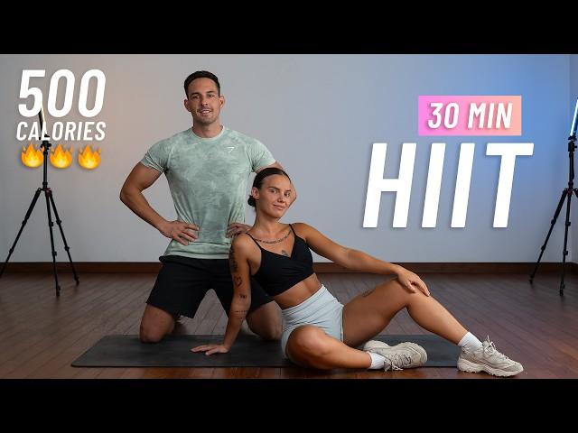 30 MIN CARDIO HIIT WORKOUT - ALL STANDING - Full Body, No Equipment, Home Workout