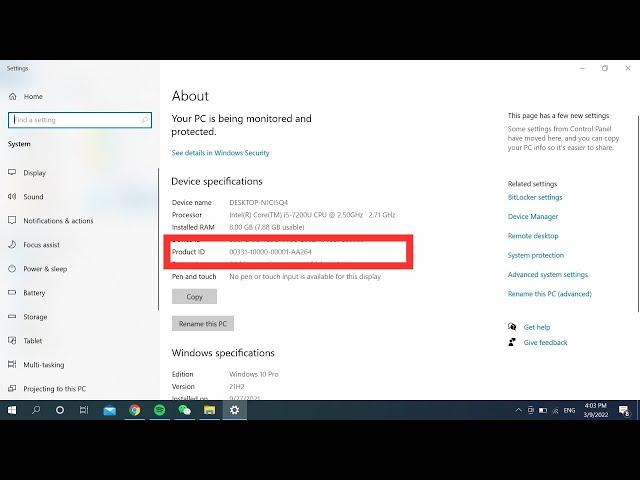 How to Check Laptop or PC Serial number or Product ID