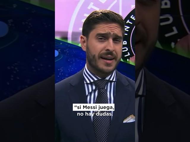 “Si Messi juega…” #messi #mls #intermiami