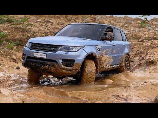 LAND ROVER | RANGE ROVER SPORT Muddy Off-road Driving 4X4 RC Car No.17