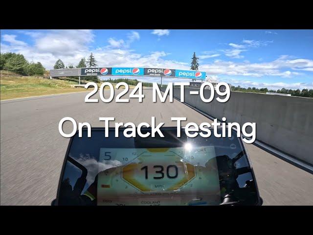 "Round 1" of our On Track Testing at the Ridge with our new 2024 MT-09!