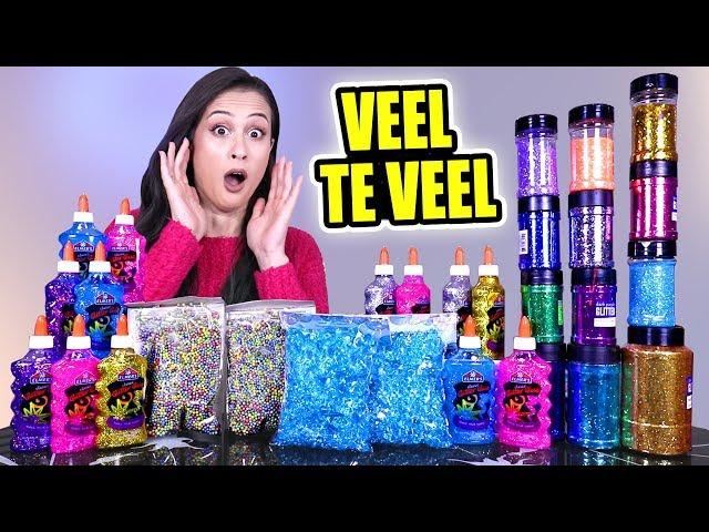 TE VEEL INGREDIËNTEN AAN SLIJM TOEVOEGEN! || Slime Sunday