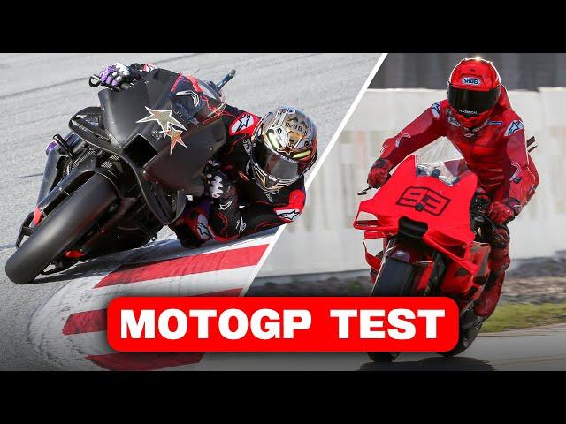 Marc Marquez makes his Factory Ducati debut at MotoGP Test!  | Reaction