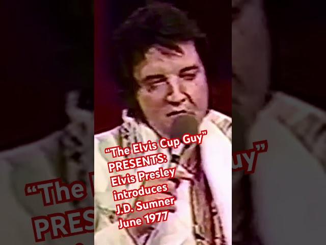 “The Elvis Cup Guy” Elvis JD Sumner 1977 #jokes #wtf #elvis #theelviscupguy #elvispresley #shorts