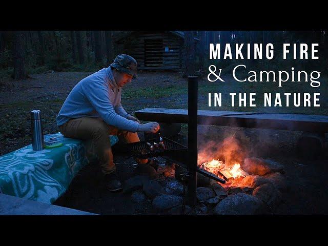 MAKING FIRE & CAMPING IN THE NATURE | ÖÖBIMINE LOODUSES JA LÕKKE TEGEMINE