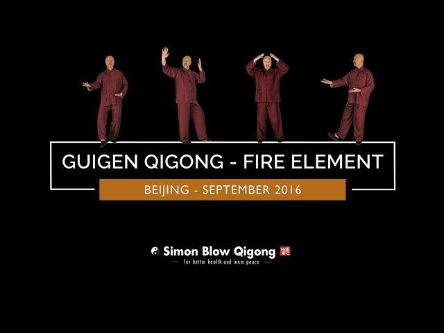 Practicing Guigen Qigong In The Park - Beijing - Fire Element