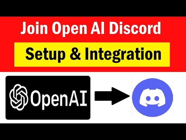 How to Join Chat GPT Discord | How to integrate Discord & Open AI | How to use Chat GPT on Discord