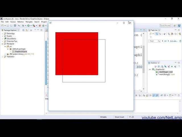 JavaFX [117] - Canvas und GraphicsContext