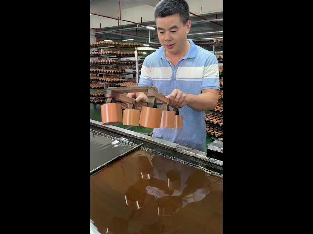 Hardware wood grain water transfer printing, unlocking a new level of texture. With low cost and bi