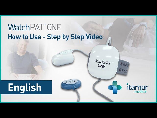 WatchPAT ONE Home Sleep Apnea Test - How to Use