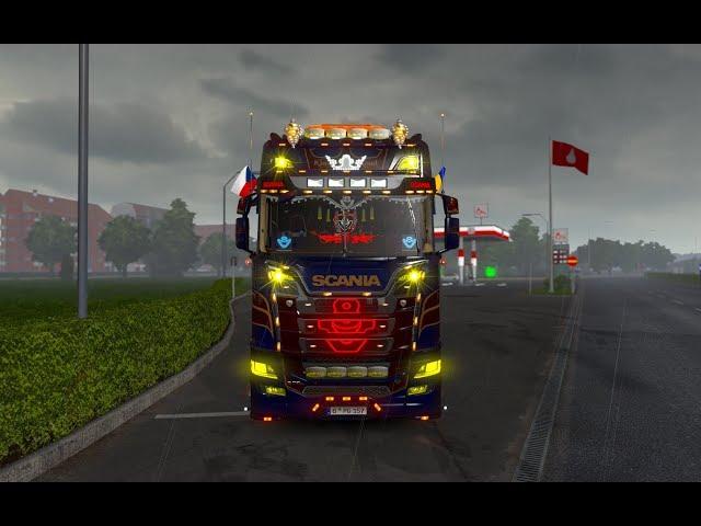 [ETS2 v1.34]Euro Truck Simulator 2 Tuning mod New Scania R/S