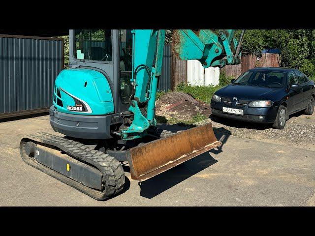 Обзор мини-экскаватора Kobelco SK 35 sr. 2016. 3000 м/ч 89265353599. Цена 3.850. #миниэкскаватор