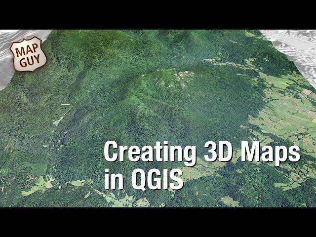 Creating 3D maps in QGIS