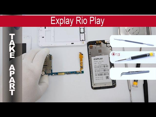 How to disassemble  Explay RIO, Take Apart, Tutorial