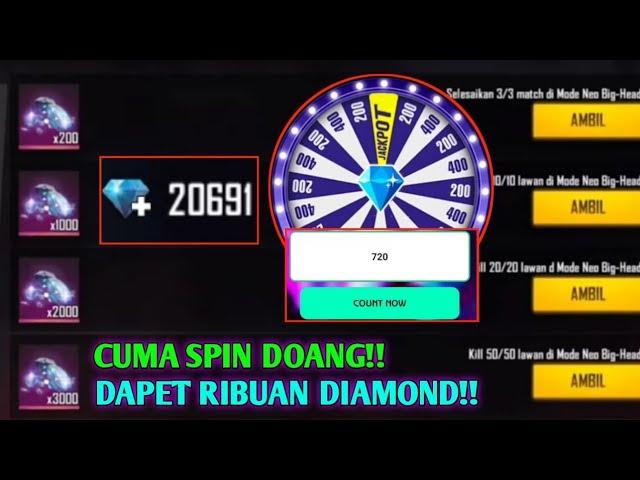 CUMA SPIN BERHADIAH DIAMOND?? CARA MENDAPATKAN DIAMOND FREE FIRE GRATIS 2021