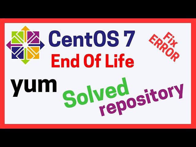 How to fix yum install error on centos | Cannot find a valid baseurl for repo: base/7/x86_64