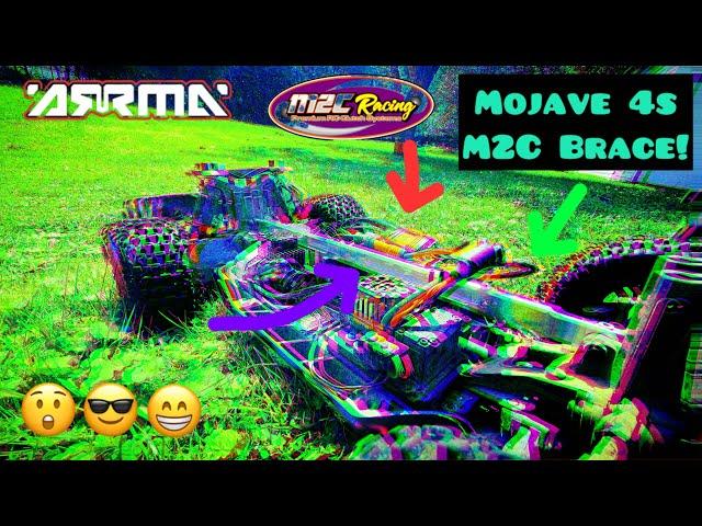 “M2C Tough!” Arrma Mojave 4s EXTREME BASH! (Testing NEW M2C Racing 3714 Chassis Brace!)