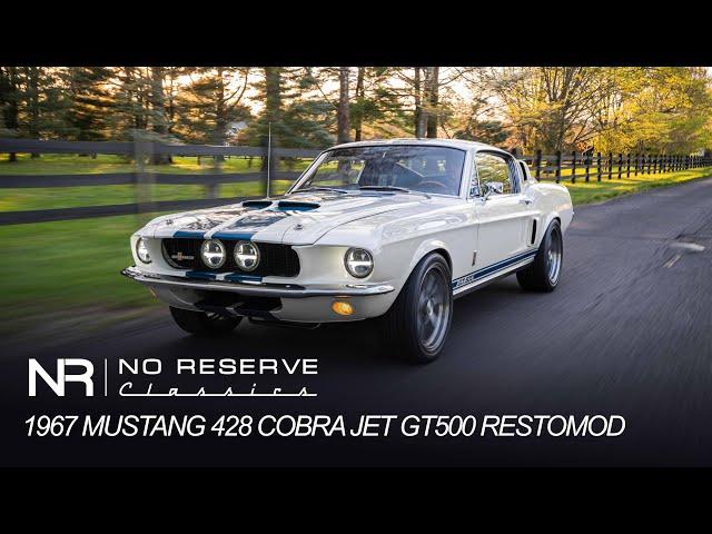 4K Test Drive 428 Cobra Jet GT500 1967 Ford Mustang Fastback Restomod - FOR SALE 18005627815