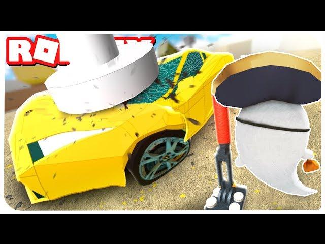 РАЗБИВАЮ ДОРОГИЕ АВТОМОБИЛИ !!! | ROBLOX ПО РУССКИ | | Роблоксер Альберт