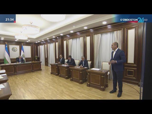 Prezident Shavkat Mirziyoyev Toshkent shahrining bosh rejasi loyihasi bilan tanishdi