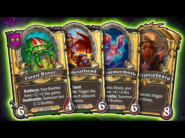 Full GREED Beetle Scaling! | Hearthstone Battlegrounds