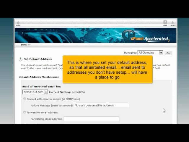 Tutorial: How to set your default address in cPanel | LayerOnline Web Hosting