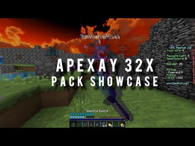 Pack Showcase - Apexay 32x FPS | UHCM Sharp V + Speed