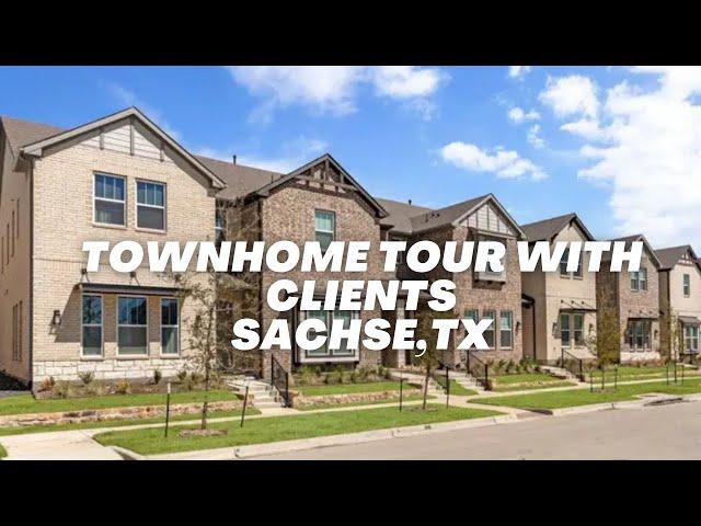 New Townhome Tours with Clients near Dallas in Sachse! #dallas #dallasrealtor #townhomes