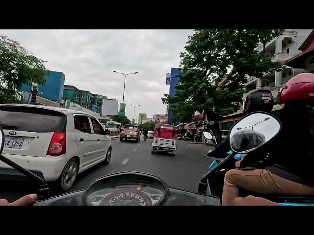 Driving view in Phnom Penh, Cambodia #streetview #driving #drivingvideo