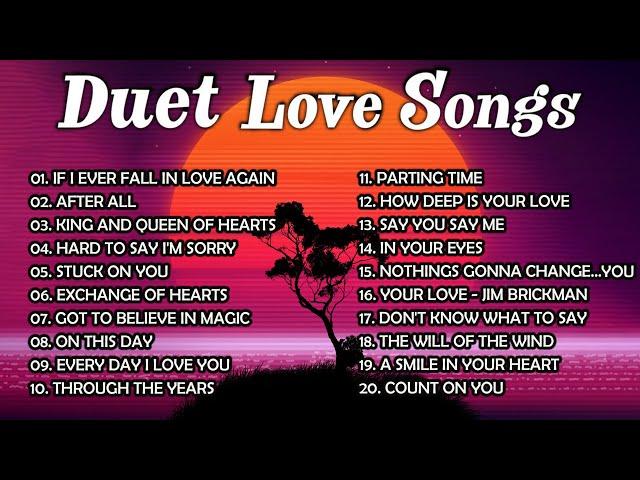 Beautiful Duets Songs Male And Female 80's 90's ( Lyric )- 50 Romantic Duet Love Songs 70s 80s 90s