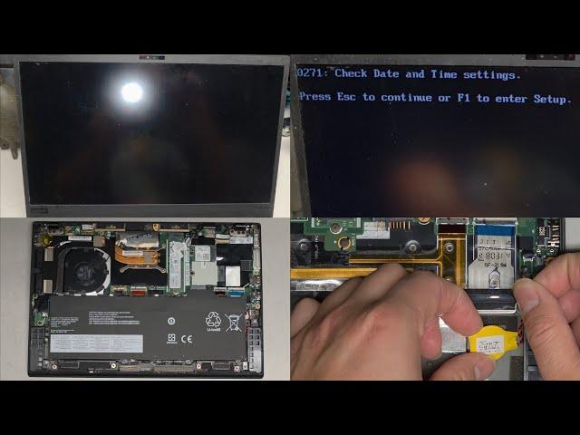 6th Generation Lenovo ThinkPad X1 Carbon CMOS BIOS RTC Real Time Clock Battery Replacement Repair